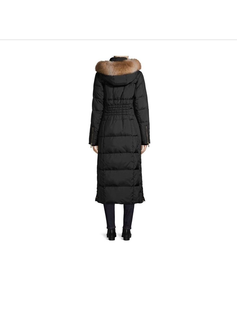 New-michael Michael Kors Faux Fur-Trim Puffer Coat - Picture 2 of 5